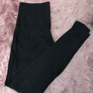 lululemon blk brushed wunderunder leggings